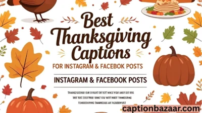 Thanksgiving Captions