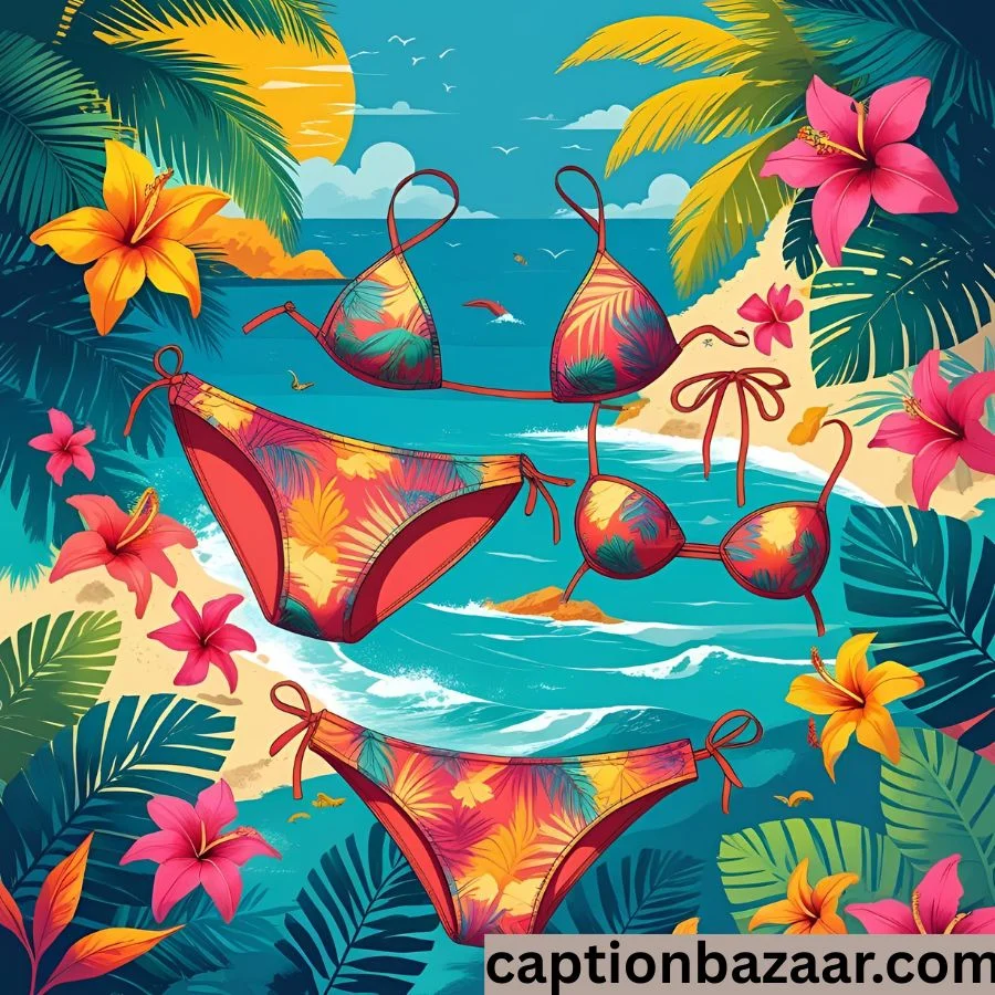 Bikini and Beachwear Captions