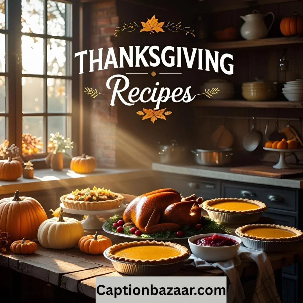 Captions for Thanksgiving Recipes