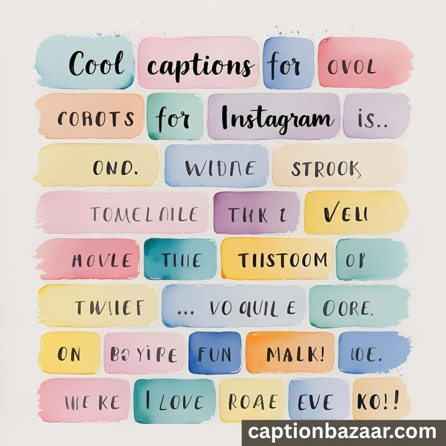 Cool Captions for Instagram Stories