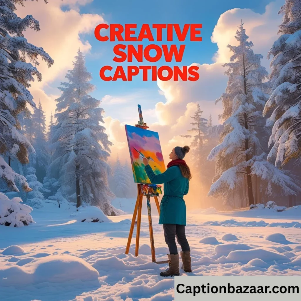 Creative/Artist Snow Captions