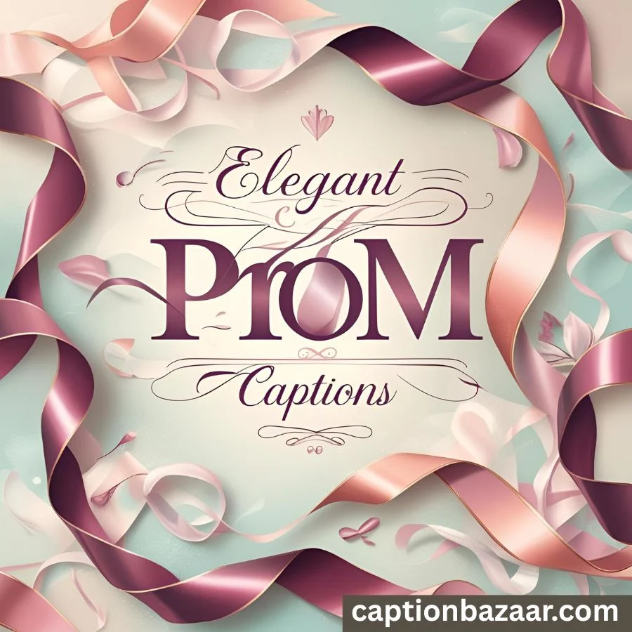 Elegant Prom Captions with a Classy Touch