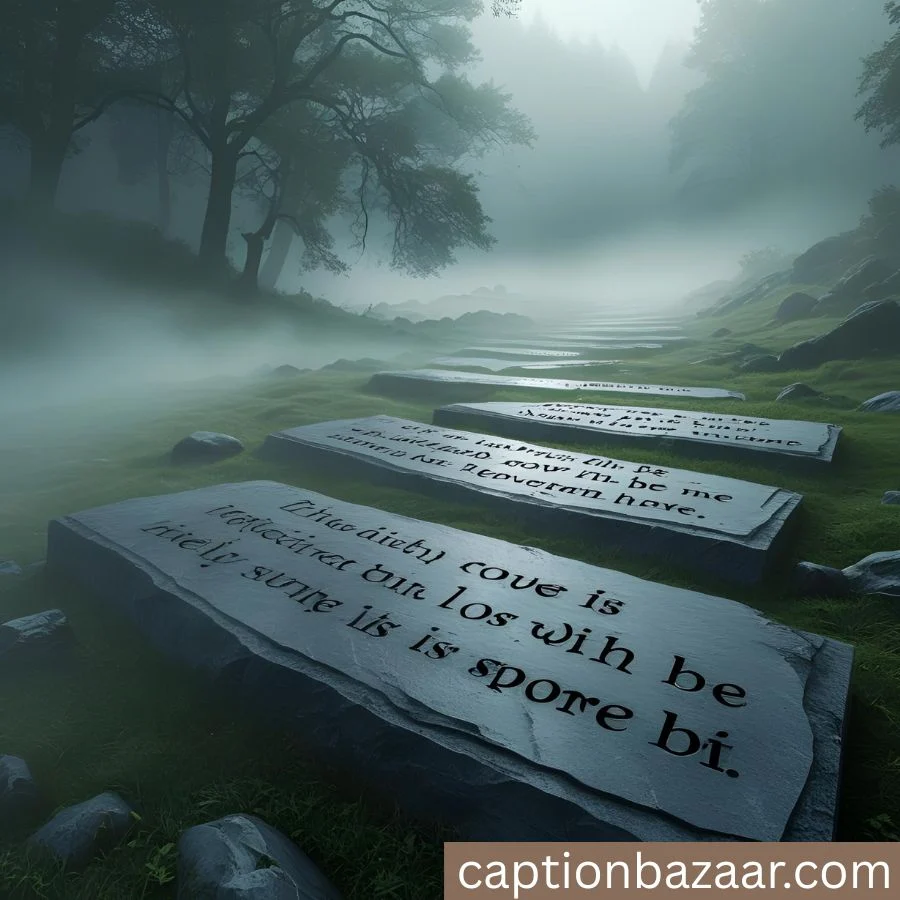  Five Quietly Reflective Captions About Loss