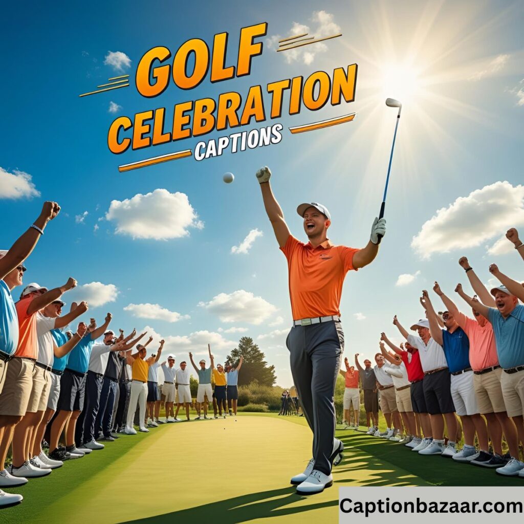 Golf Celebration Captions