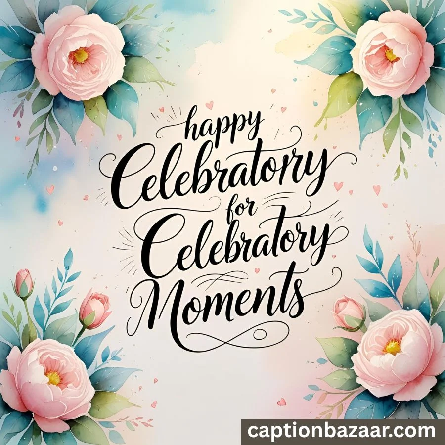 Lighthearted Captions for Celebratory Moments
