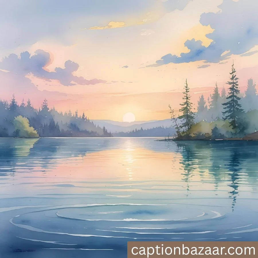 One-Word Captions for Peaceful Moments