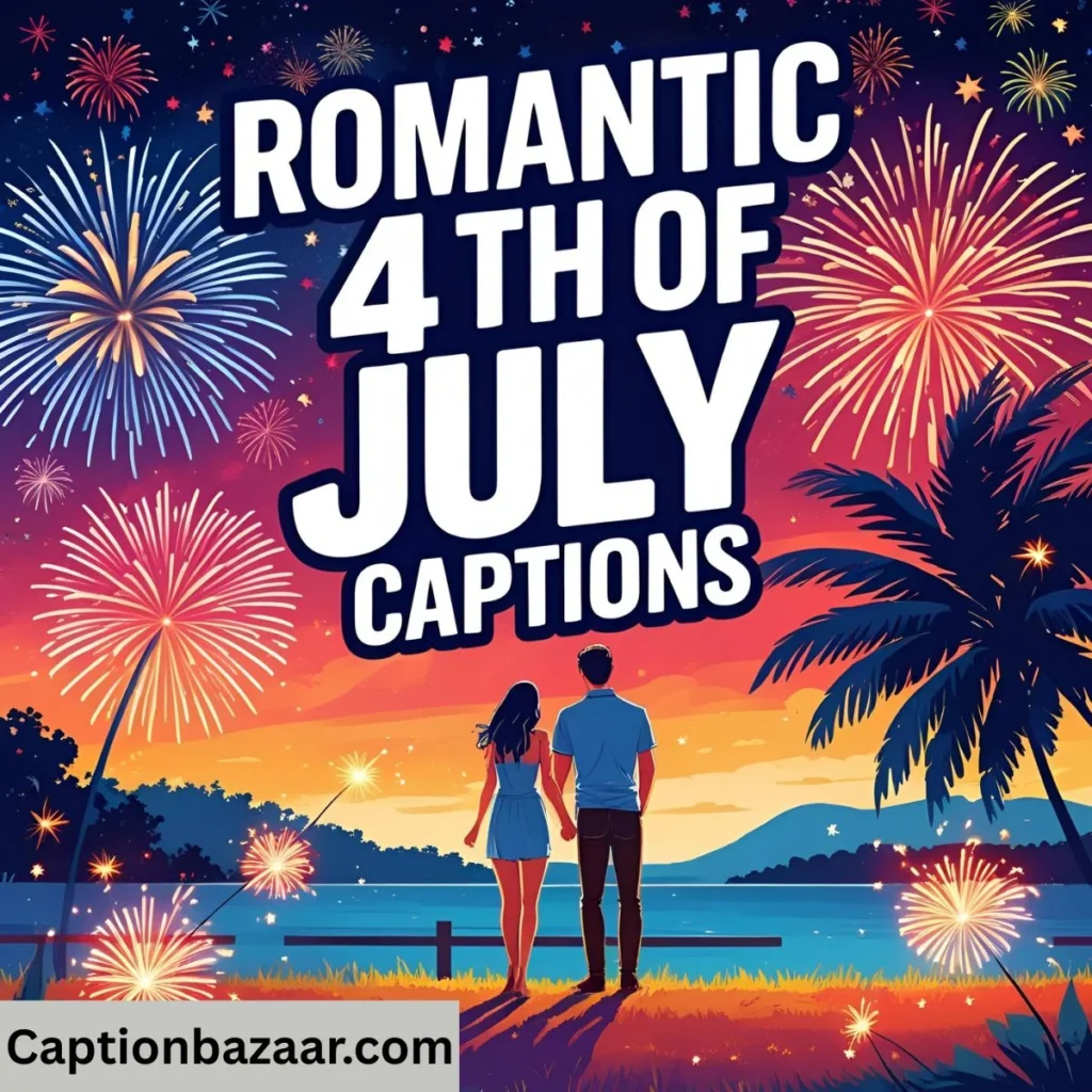 Romantic 4th of July Captions
