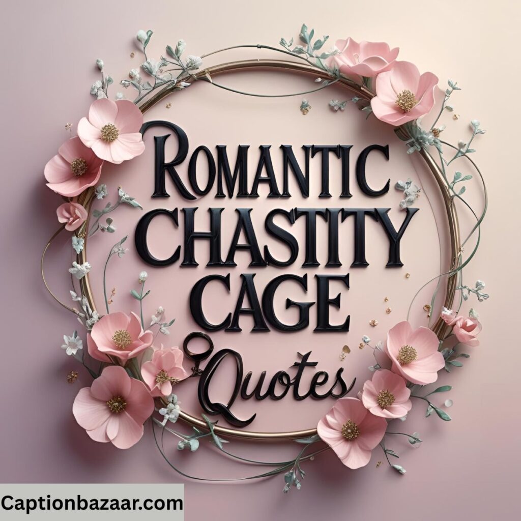 Romantic Chastity Cage Quotes