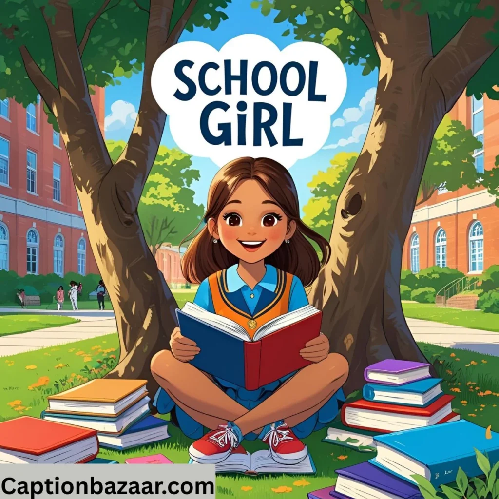 School or College Girl Captions