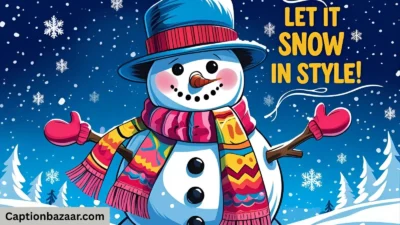 Snow Captions