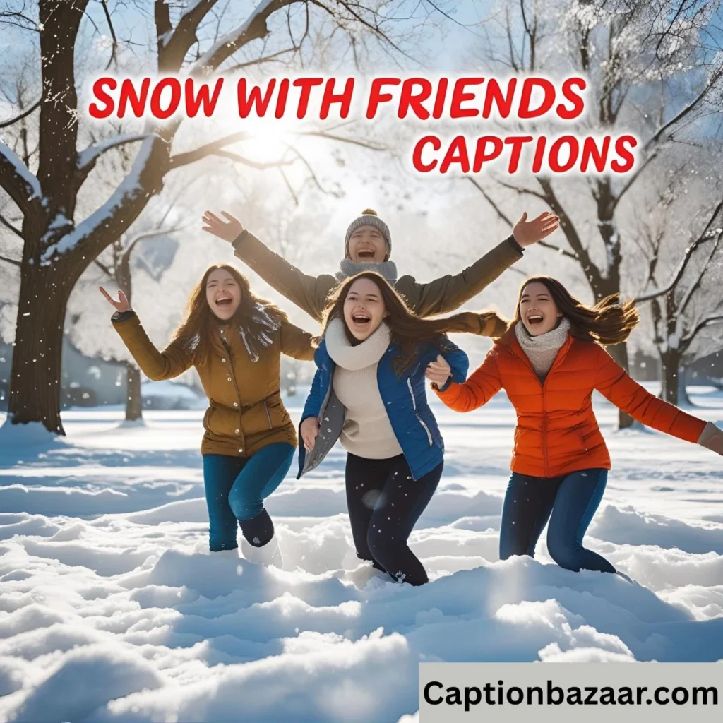 Snow with Friends Captions