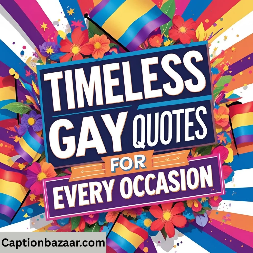  Timeless Gay Quotes for Every Occasion 