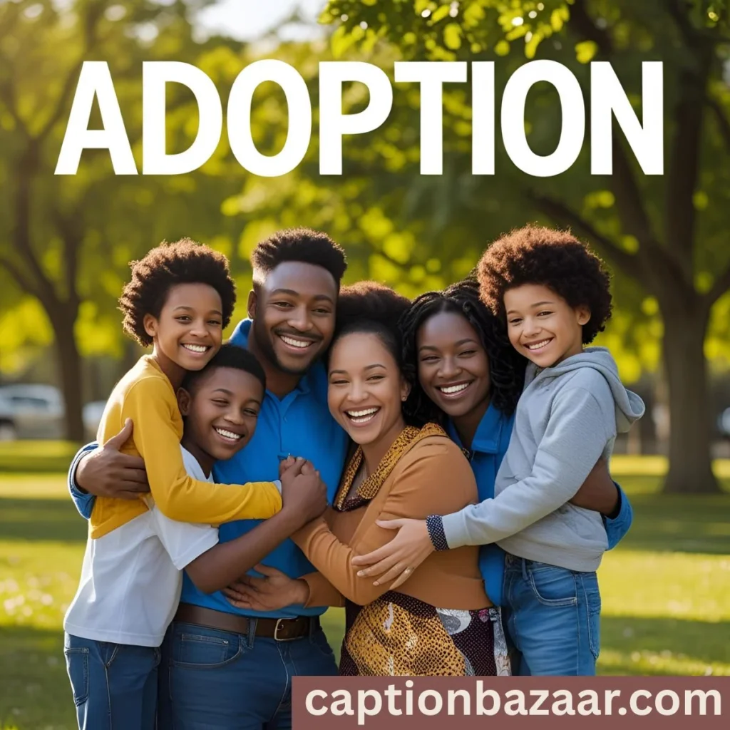 Adoption Family Captions