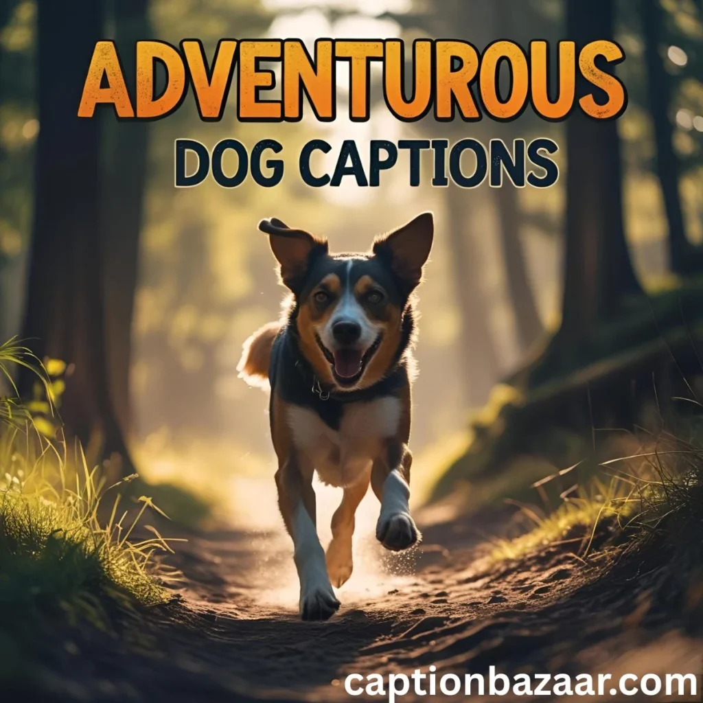 Adventurous Dog Captions
