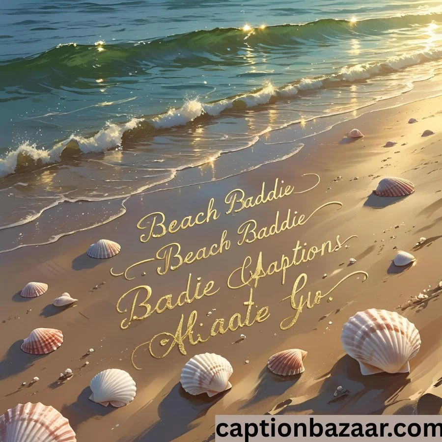 Beach Baddie Captions