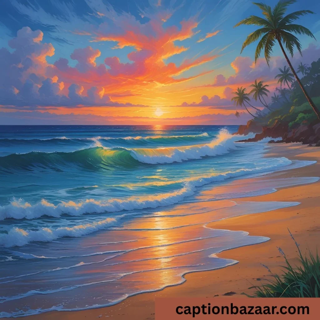Beach Hawaii Captions 