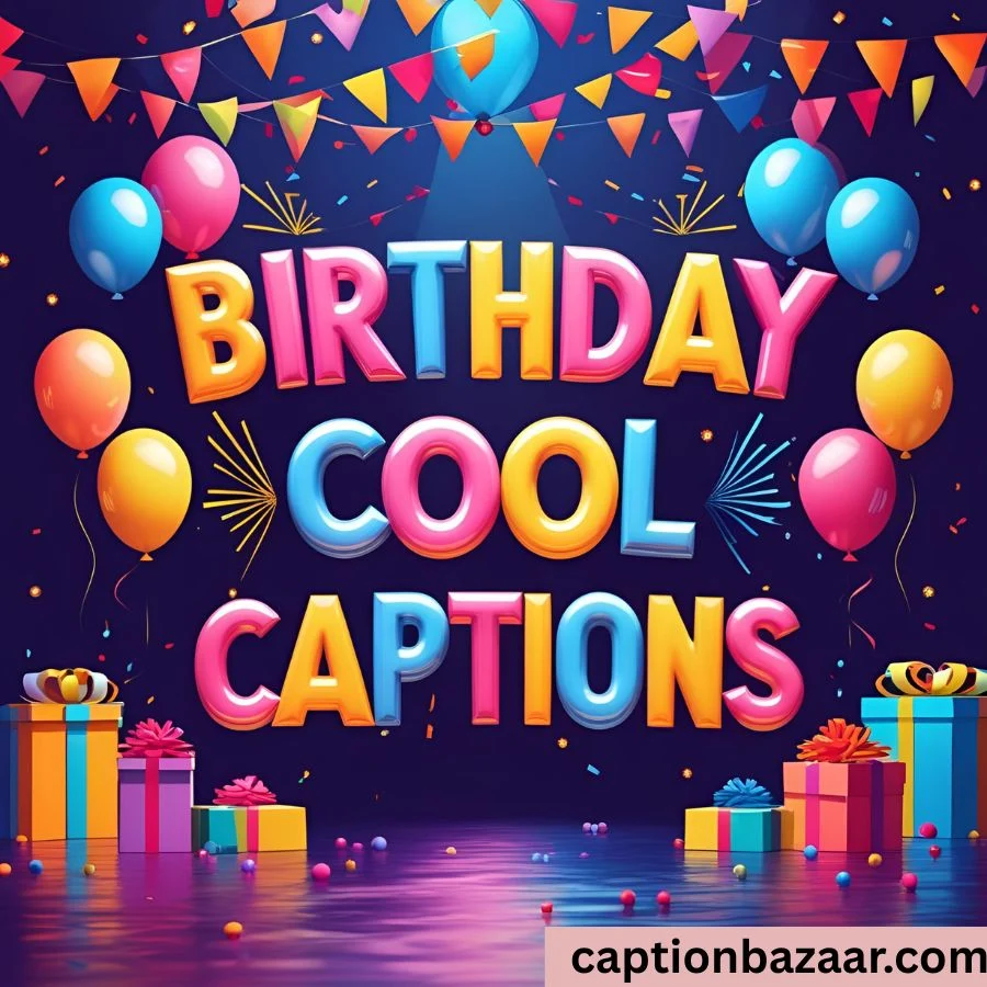 Birthday Cool Captions