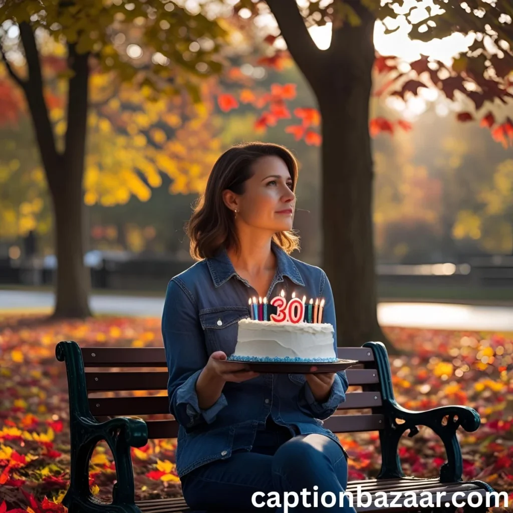 Captions for Mixed Emotions About Turning 30