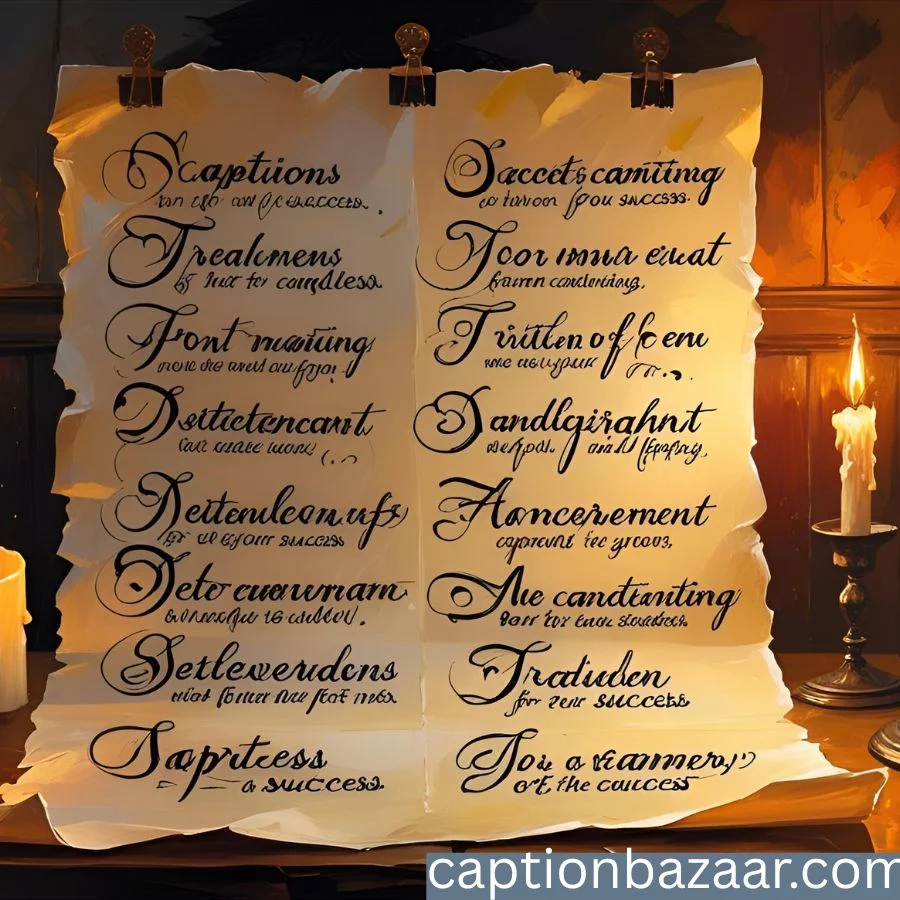 Captions for Success 