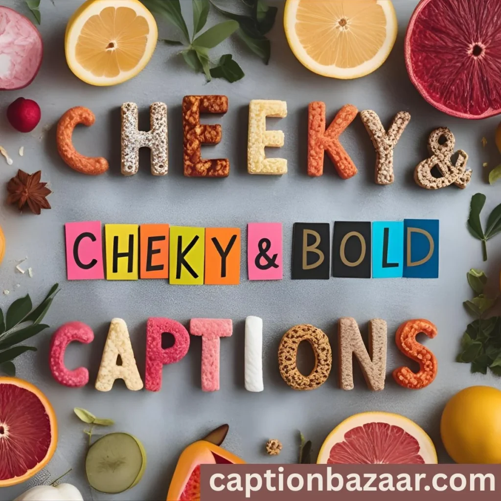  Cheeky & Bold Captions