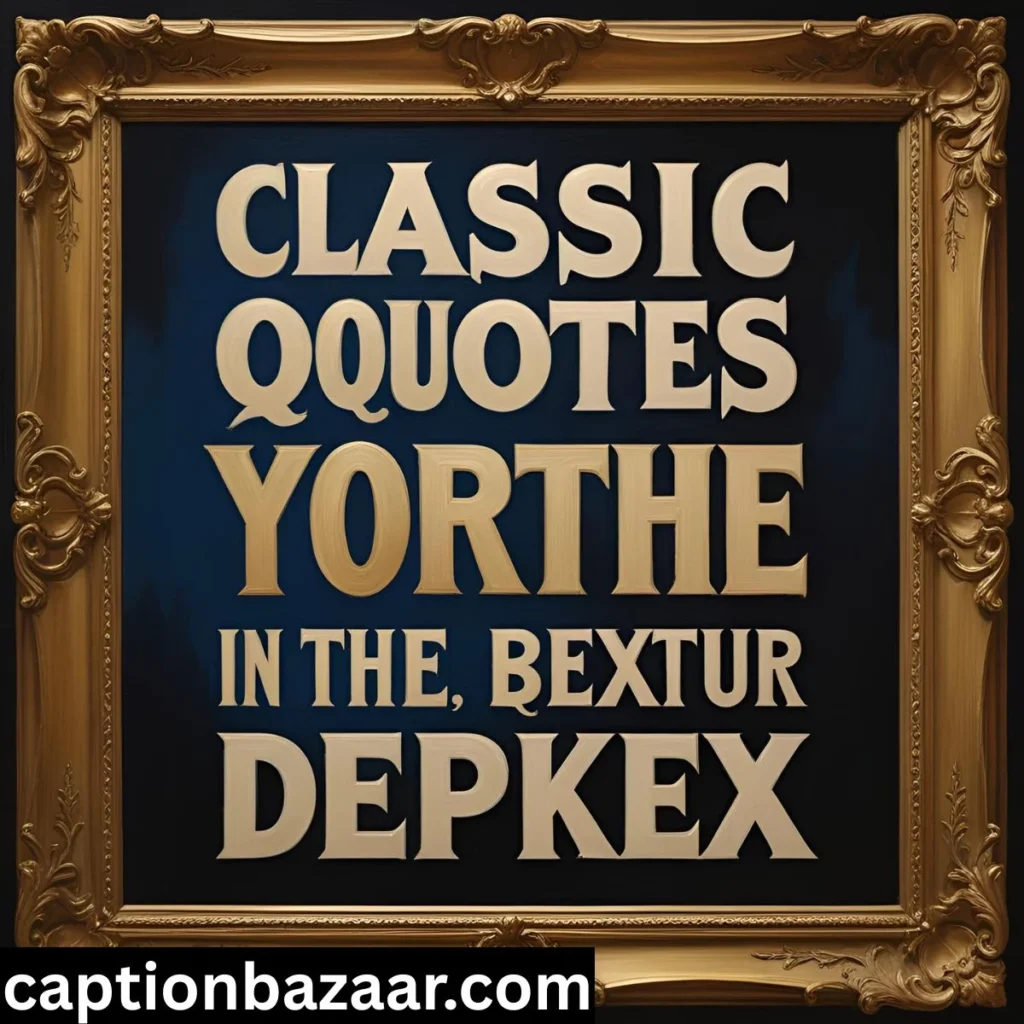 Classic Quote Captions