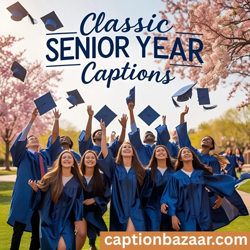  Classic Senior Year Captions 