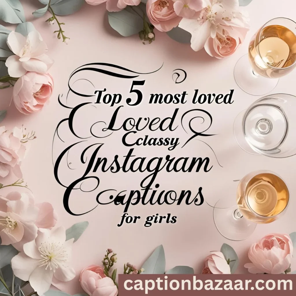Top 5 Most Loved Classy Instagram Captions for Girls
