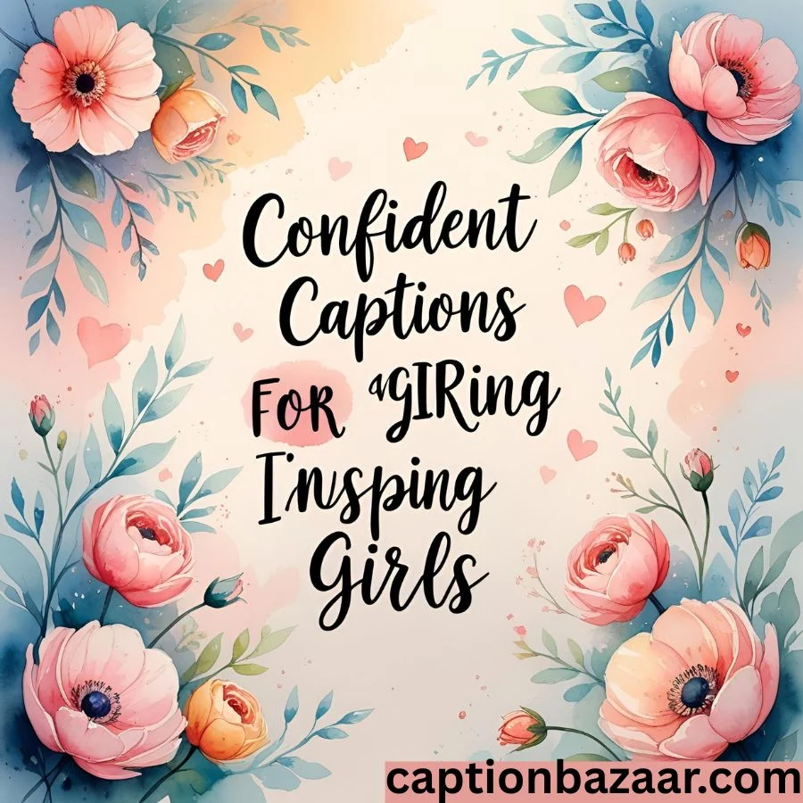Confident Captions for Girls