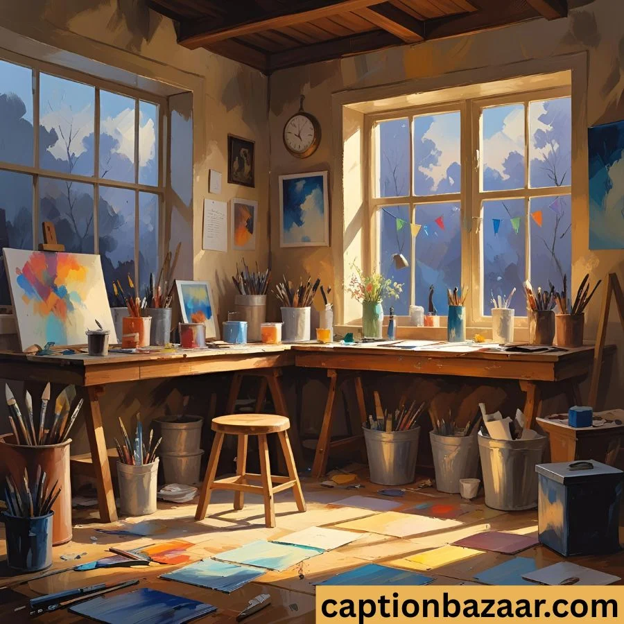 Creative New Year Captions for Artists