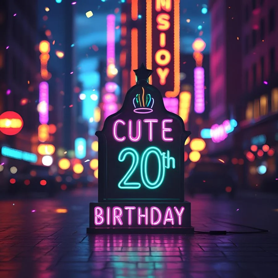 Cute 20th Birthday Captions 