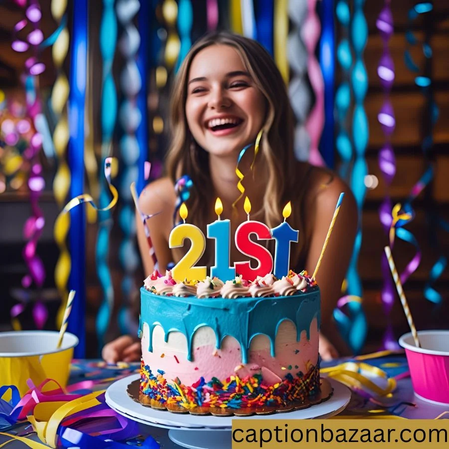 Cute 21st Birthday Captions 