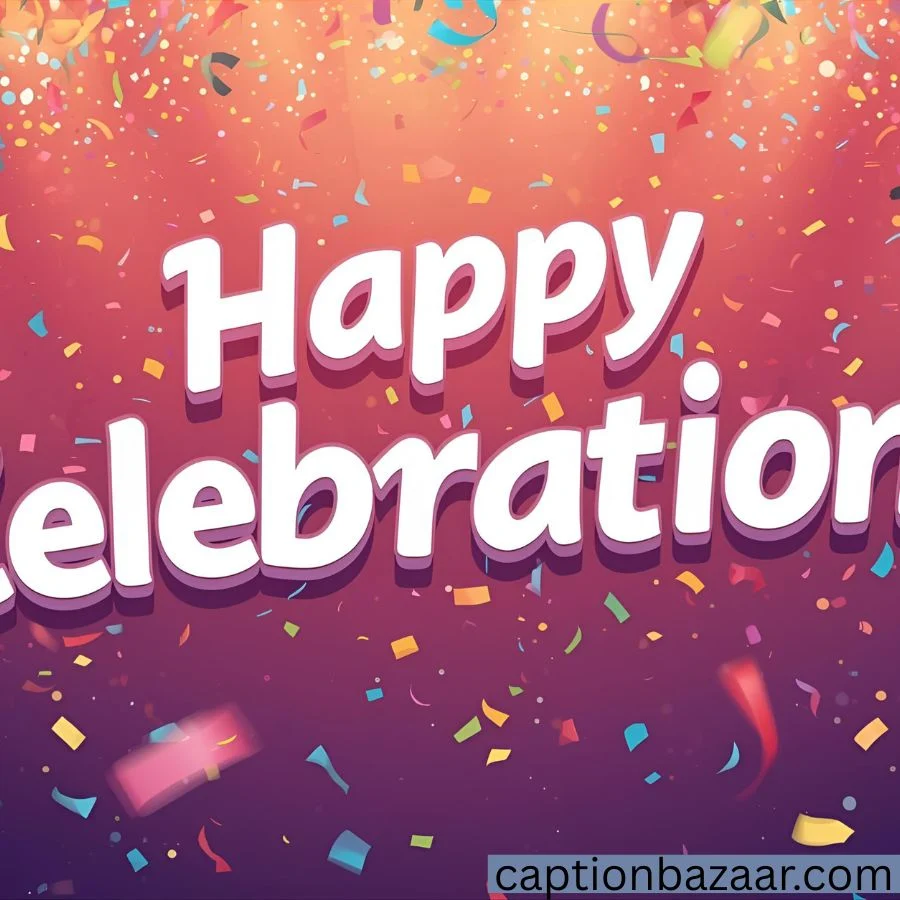 Cute Captions for Celebrations