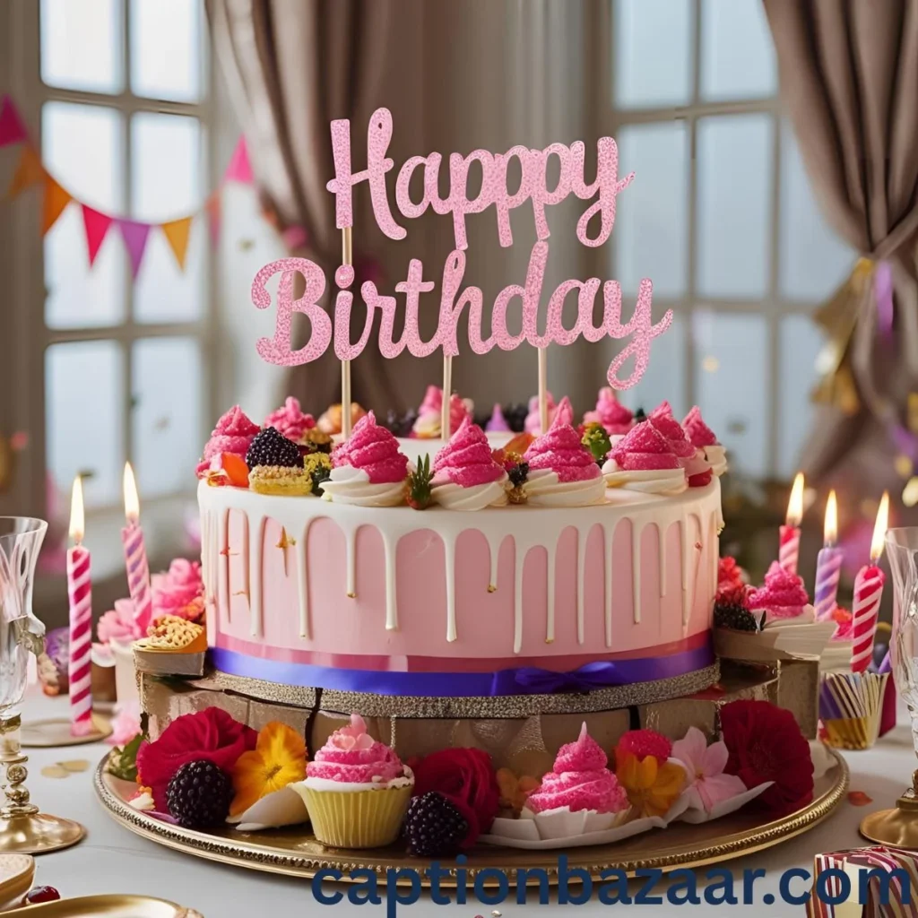 Elegant Birthday Captions