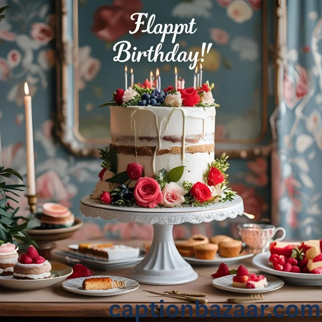 Elegant Birthday Captions