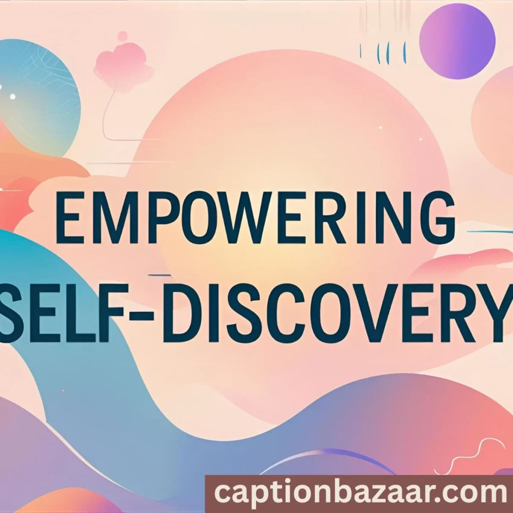 Empowering Self-Discovery TG Captions
