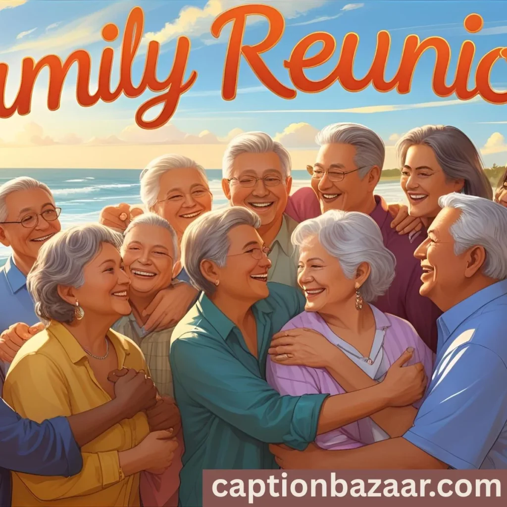 Family Reunion Captions