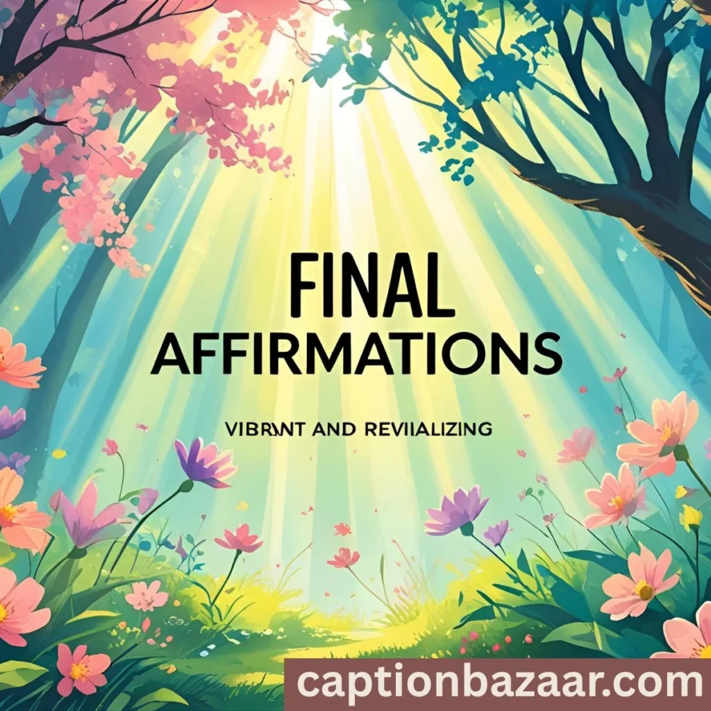 Final Affirmations