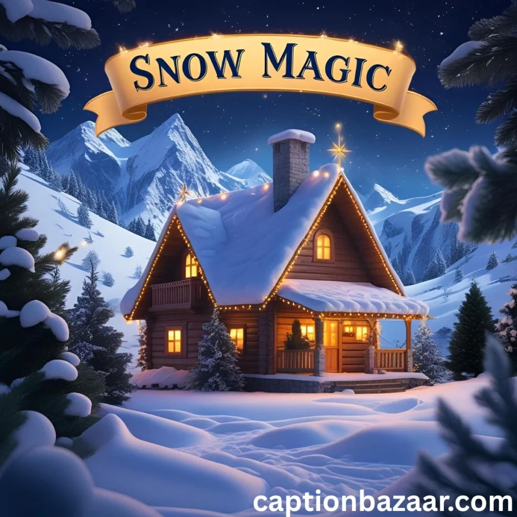 First Snow Magic Captions