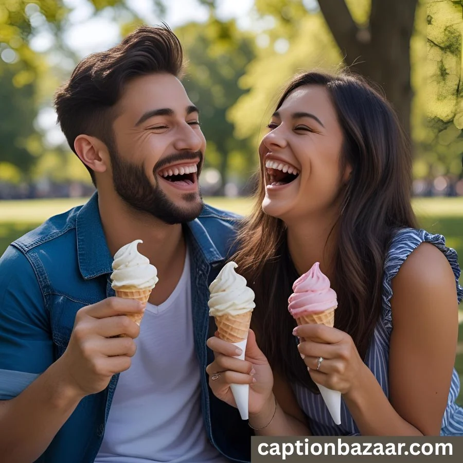 Flirty Couple Captions