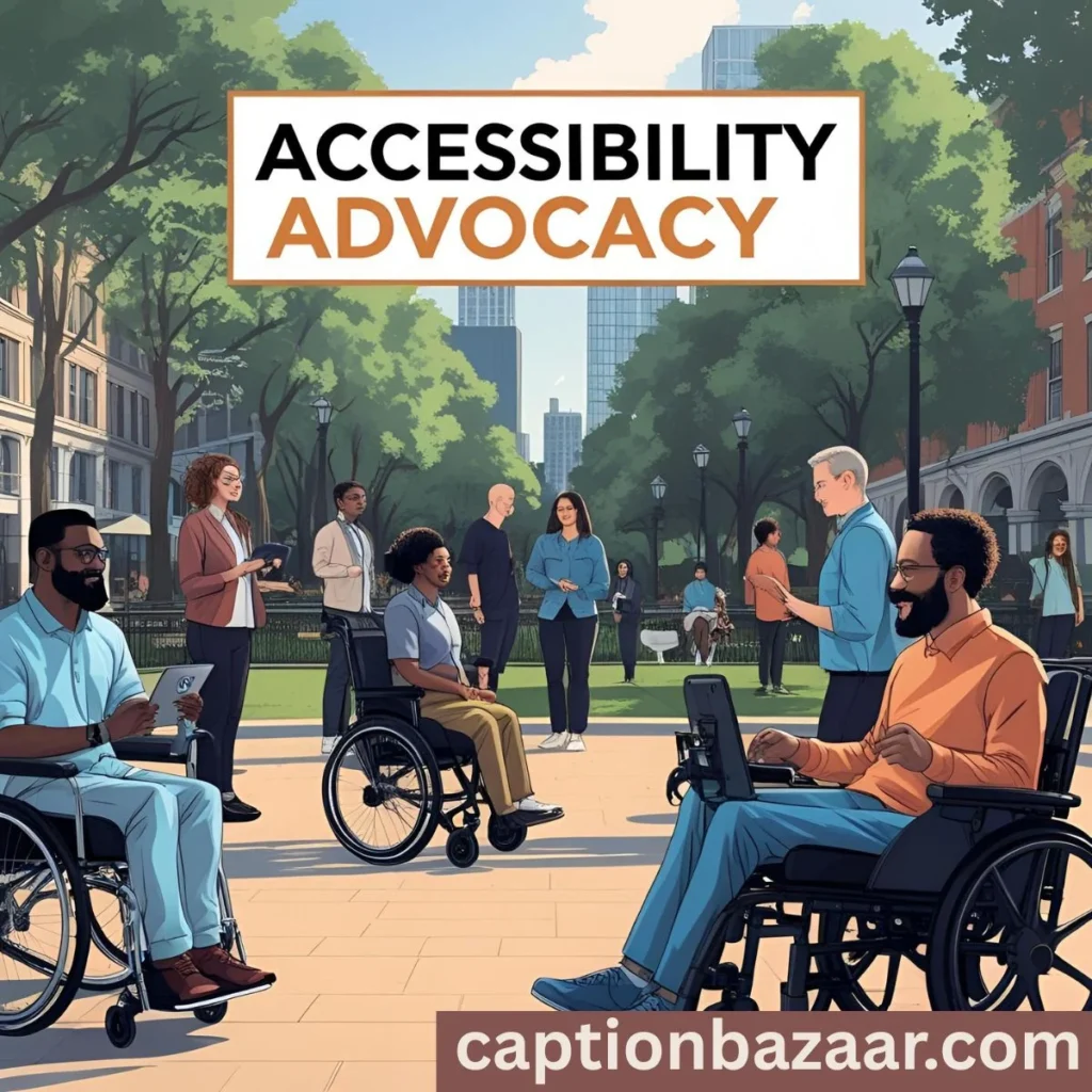 Formal Captions for Accessibility Advocacy 