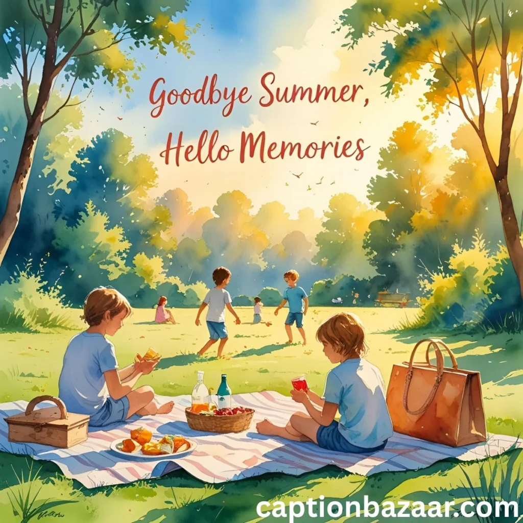 Goodbye Summer, Hello Memories 