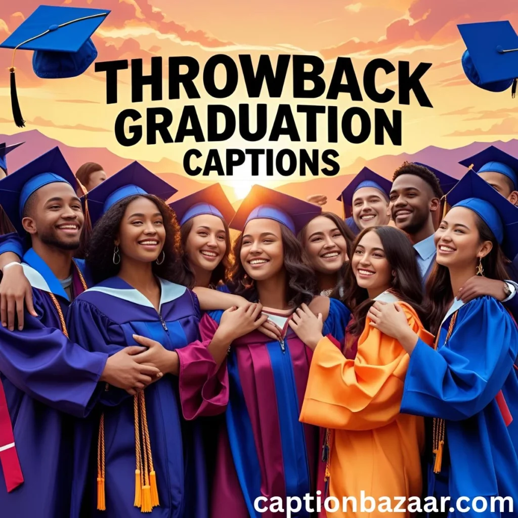 hrowback Graduation Captions