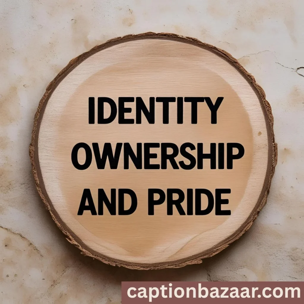 Identity Ownership and Pride Quotes