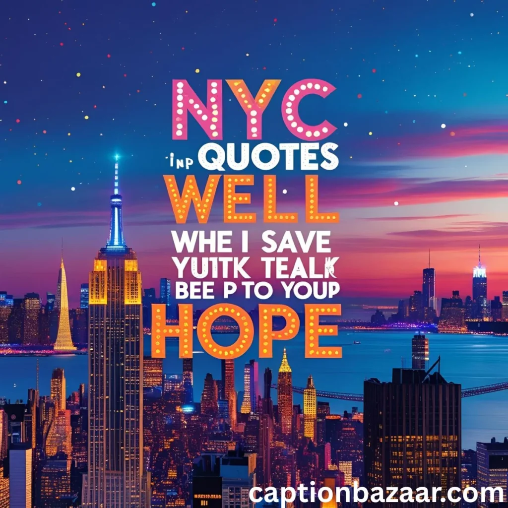  Inspirational NYC Quotes 