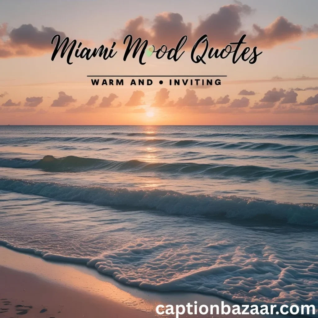 Miami Mood Quotes