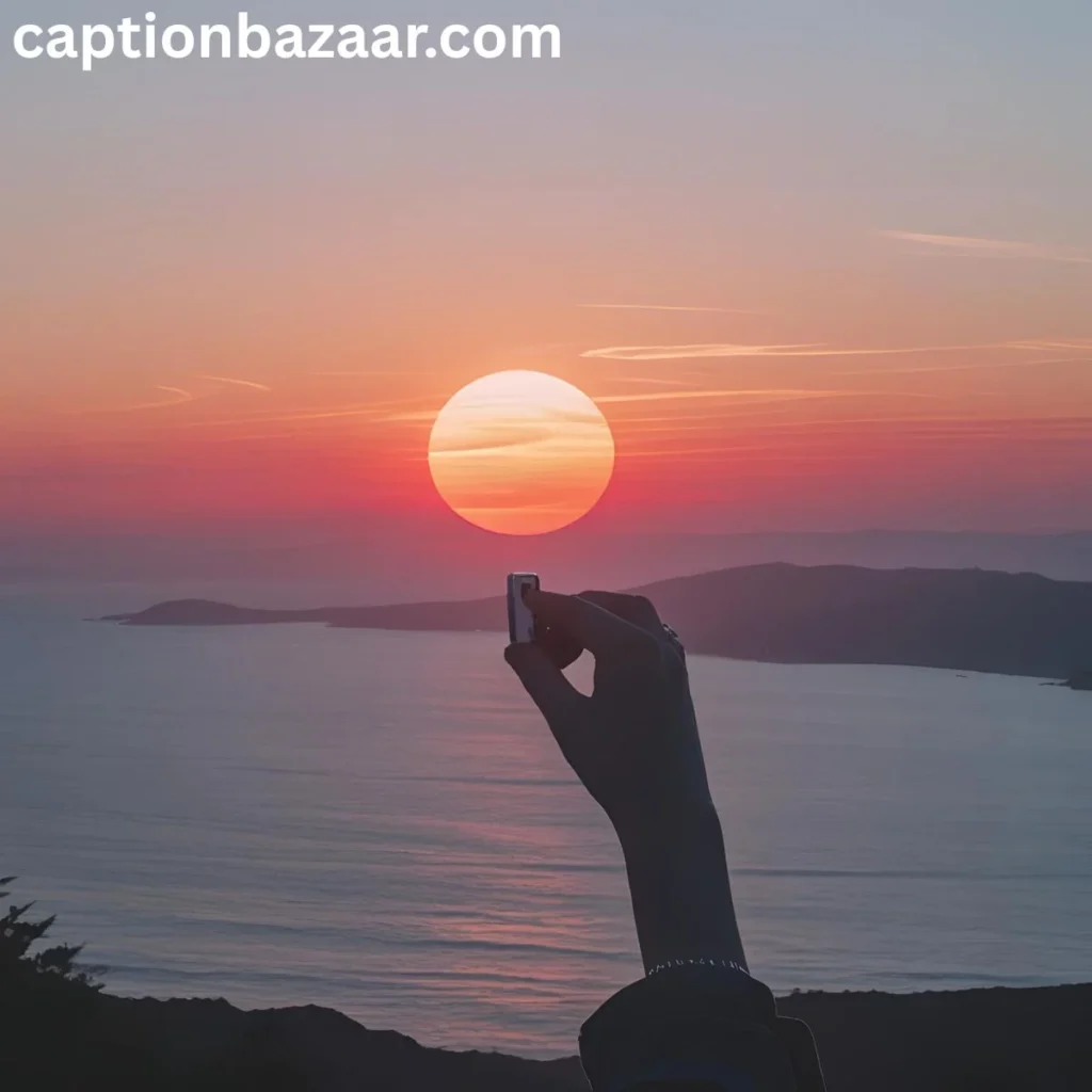 Minimalist Sunset Captions for Instagram