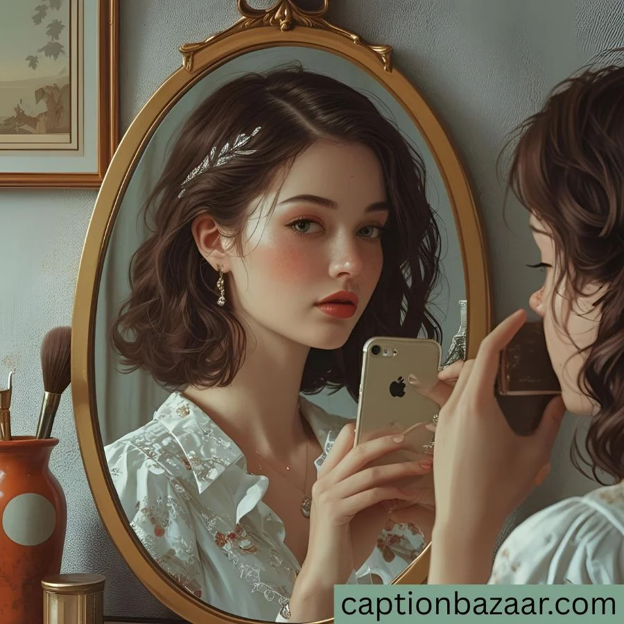 Mirror Selfie Baddie Captions