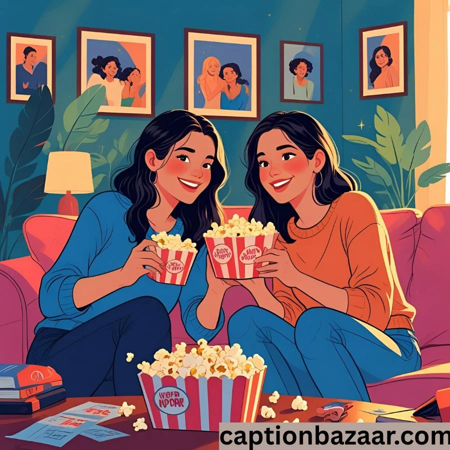 Movie-Night Best Friend Captions