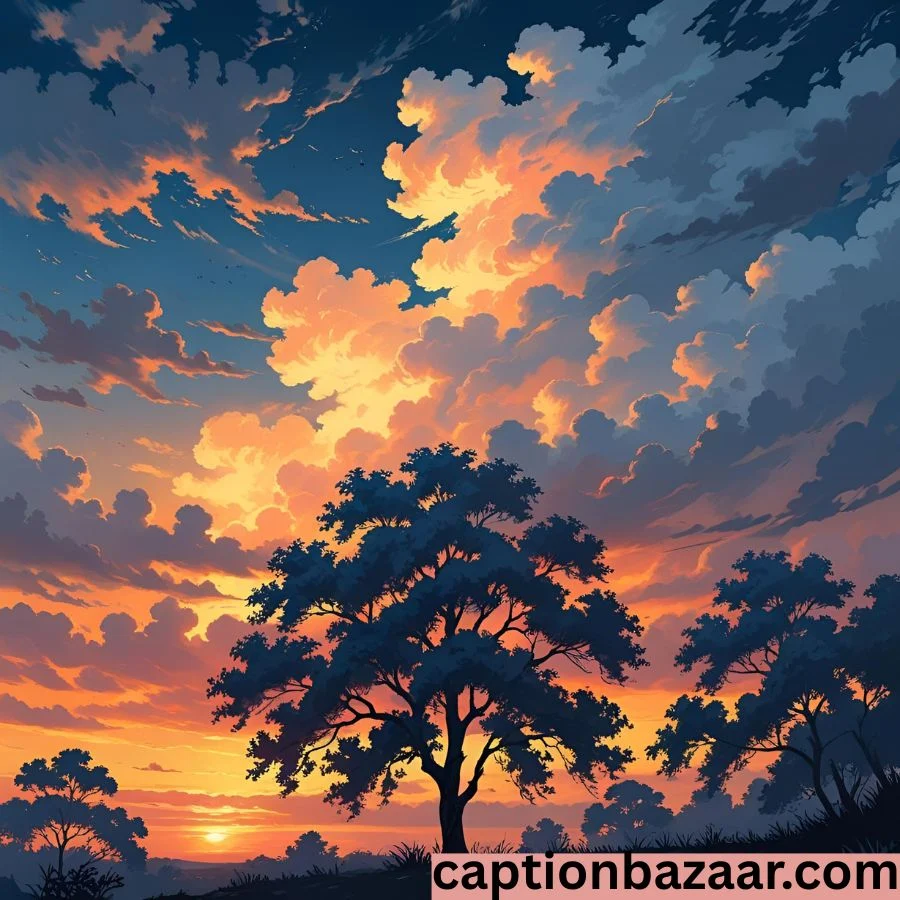 Nature Sunset Captions