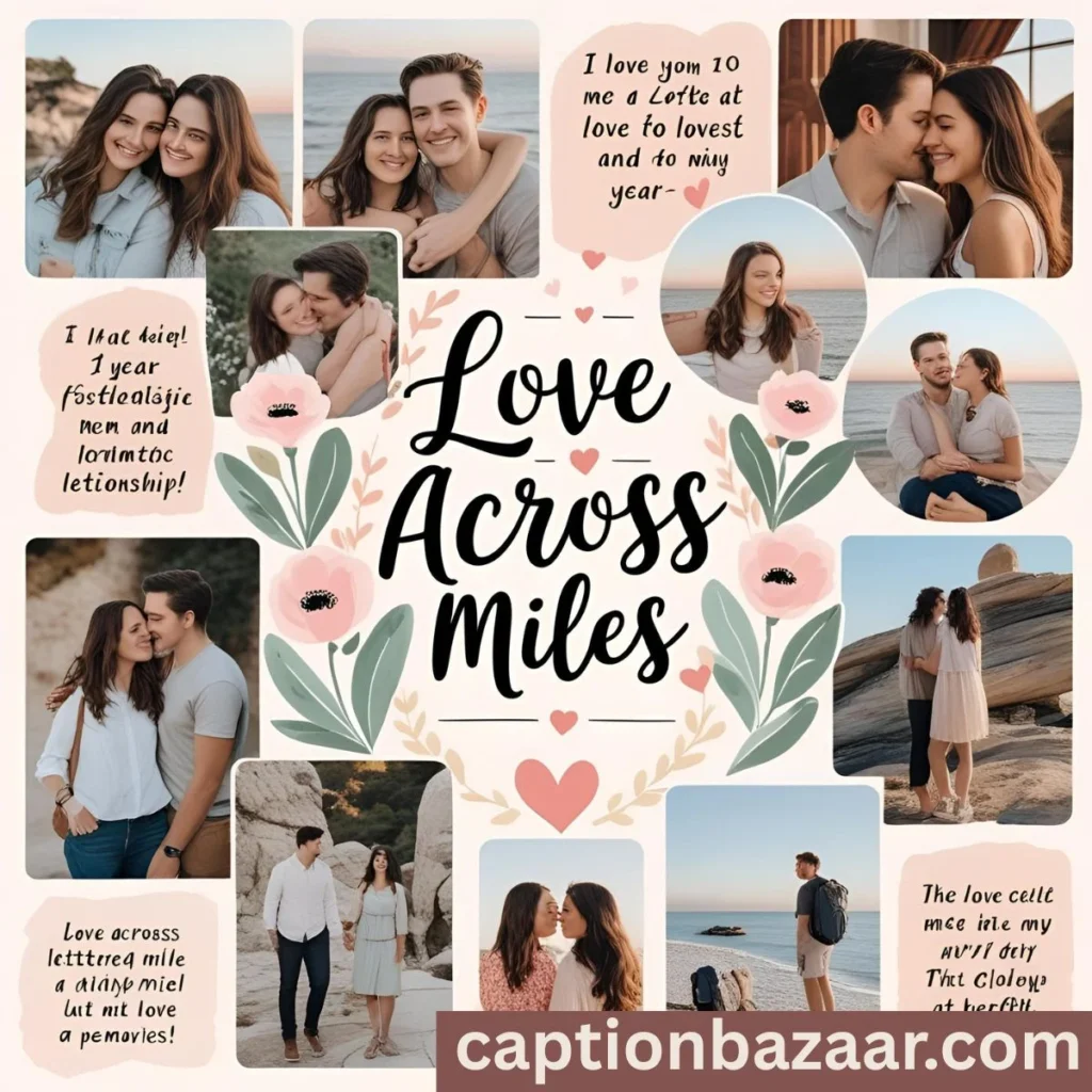 One Year Long-Distance Relationship Captions